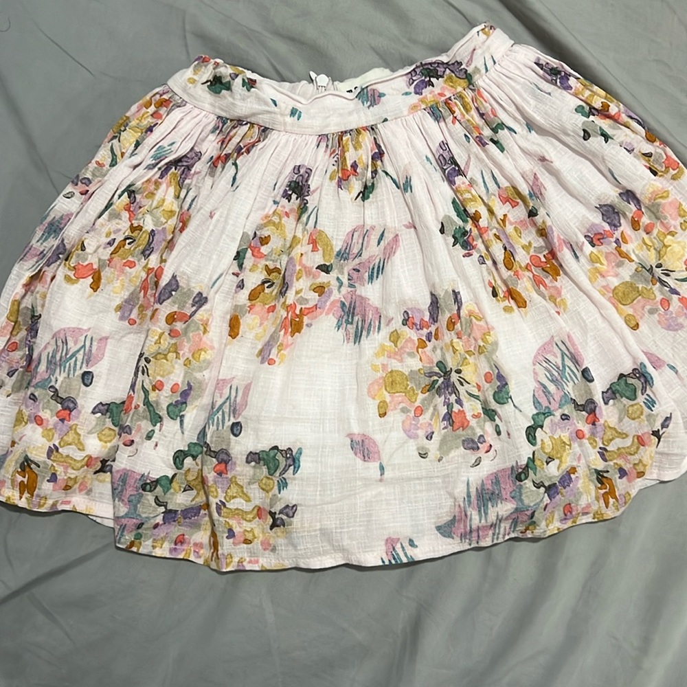 Morley Girls Pink Floral Dressy Skirt